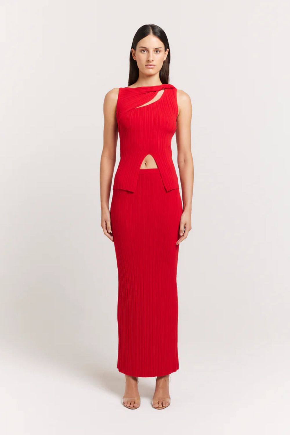 Henne | Romee Knit set | Red