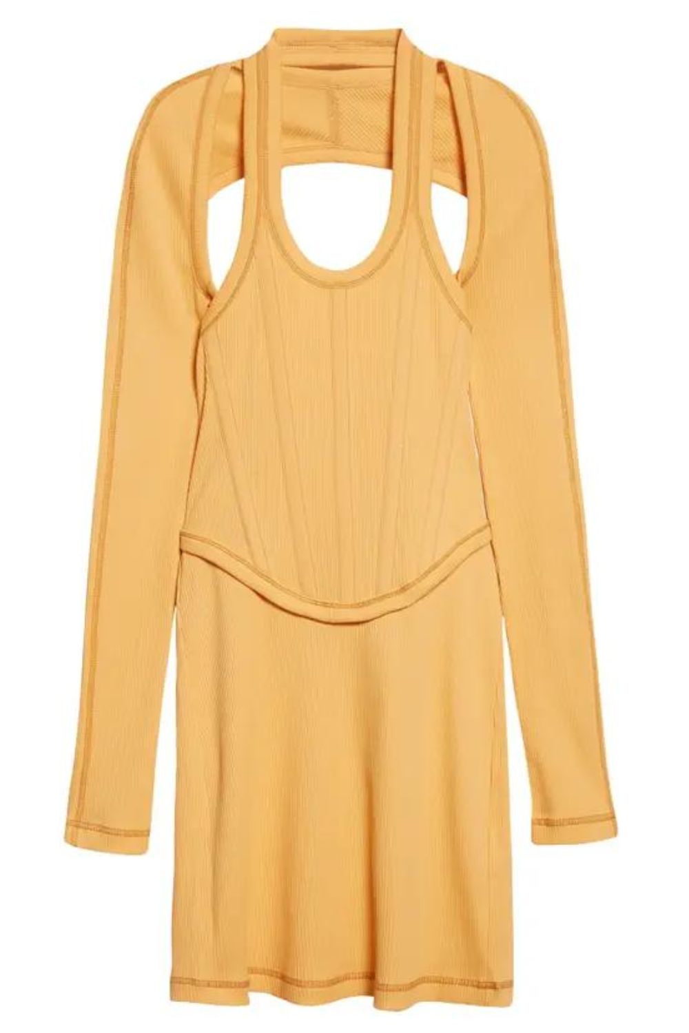 Dion Lee | Modular Corset Dress | Washed Orange