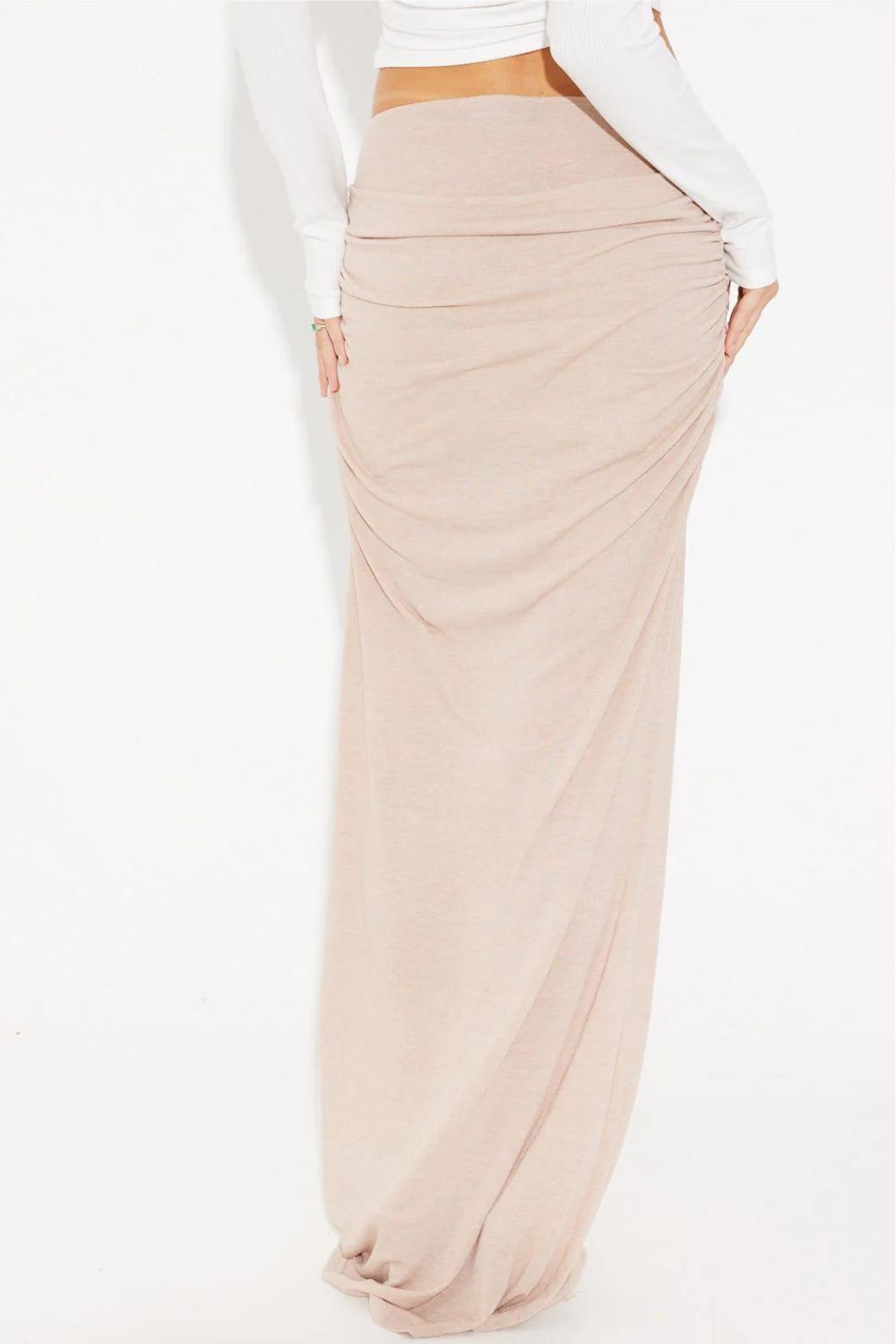 Lioness | Almost Famous Maxi Skirt | Taupe