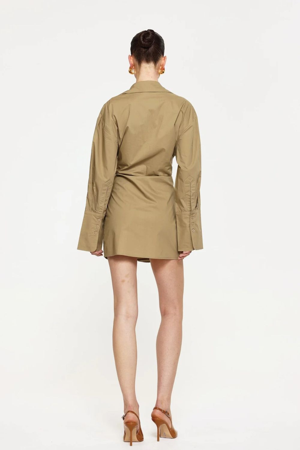 Effie Kats | Julieanne Shirt Dress | Sand