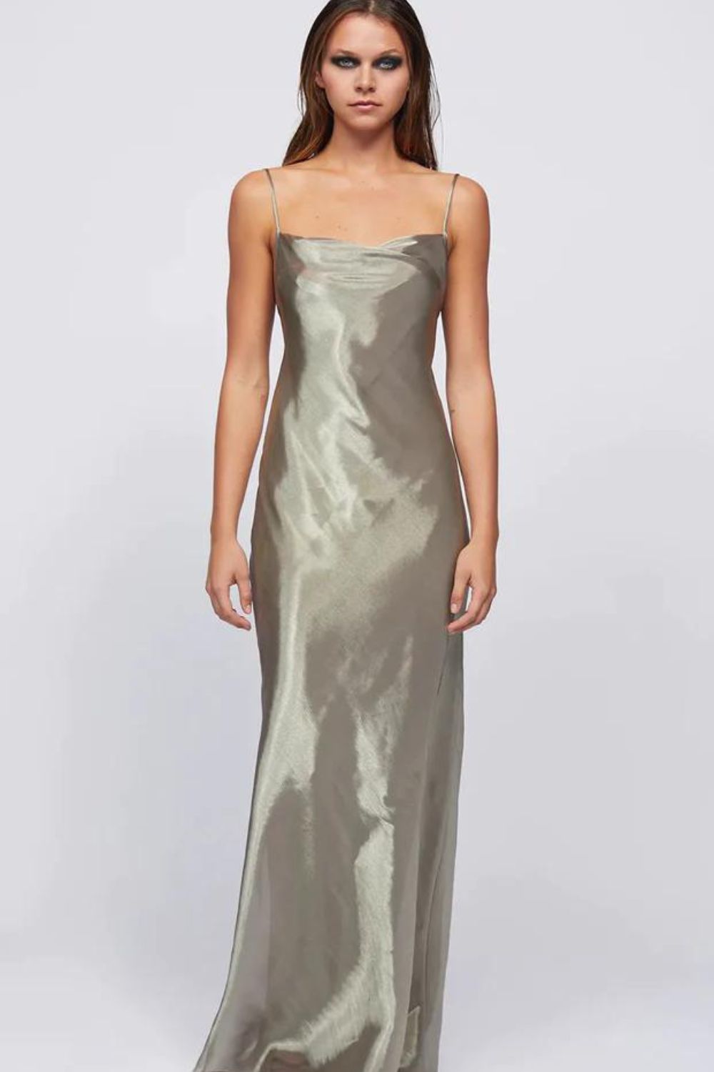 Bec & Bridge | Fleur Maxi Dress | Irridescent Silver