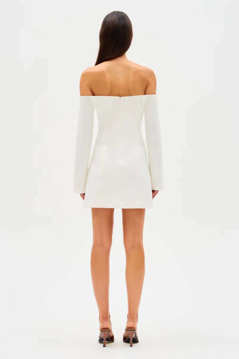 Misha | Tiaan Crepe Dress | Ivory