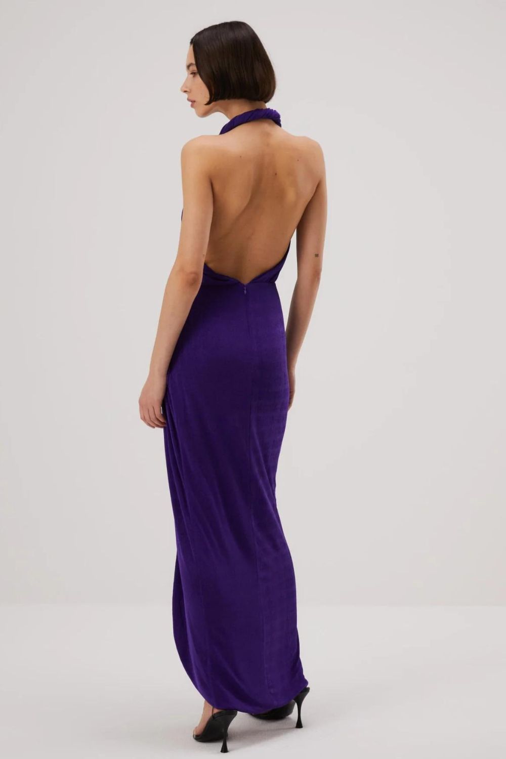 Misha | Venetia Slinky Jersey Gown | Ultra Violet
