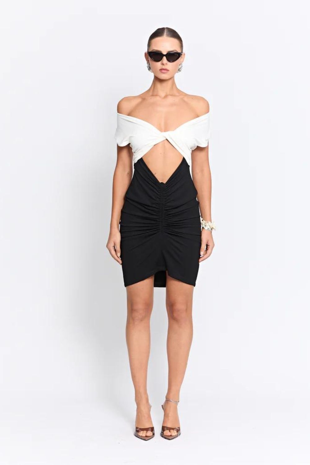 Pfeiffer | Ramos Mini Dress | Black & White