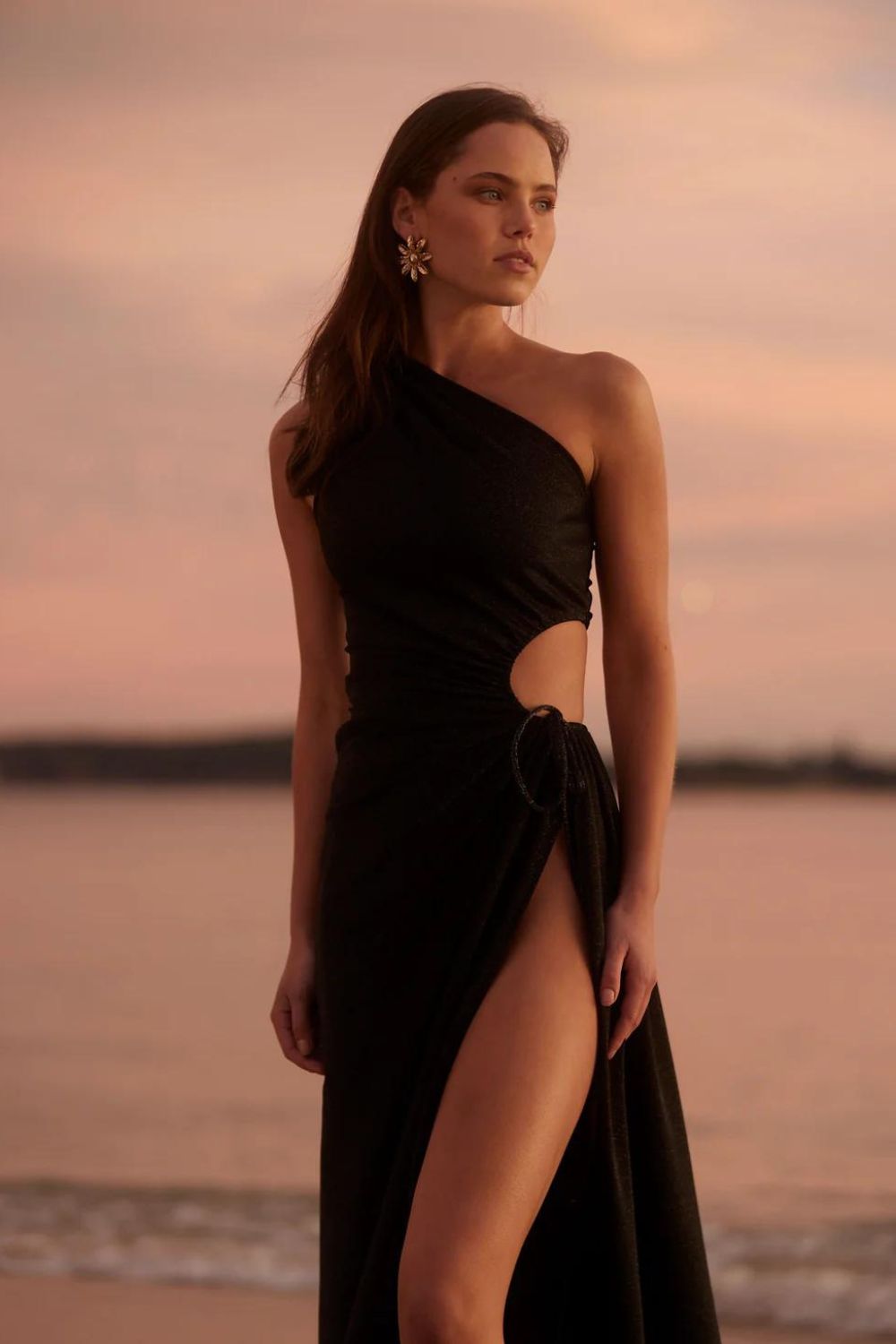 Sonya Moda | Nour Shimmer Dress | Black