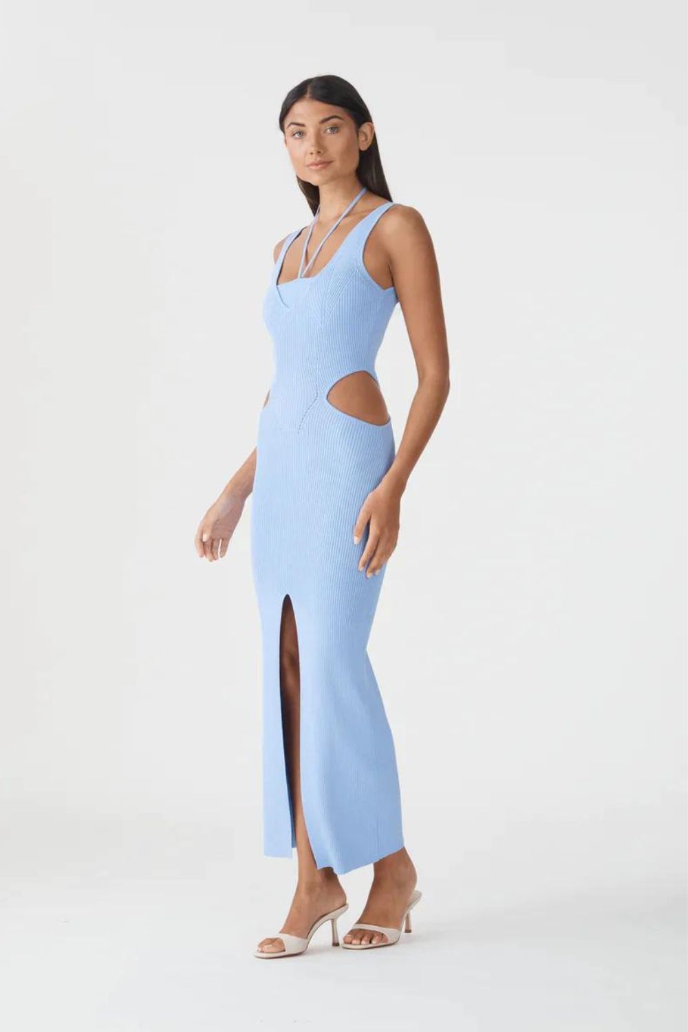 San Sloane | Andoria Midi Dress | Sky Blue