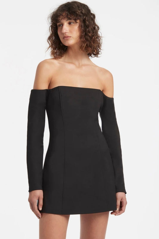 Sir The Label | Alberta Sleeve Mini Dress | Black